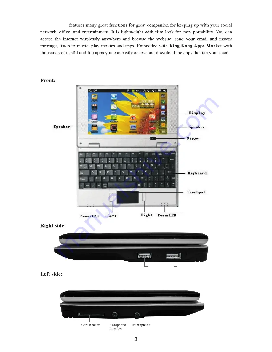 IVIEW 705NBII User Manual Download Page 4