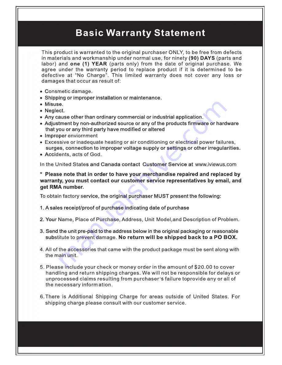 IVIEW 766TPC User Manual Download Page 28