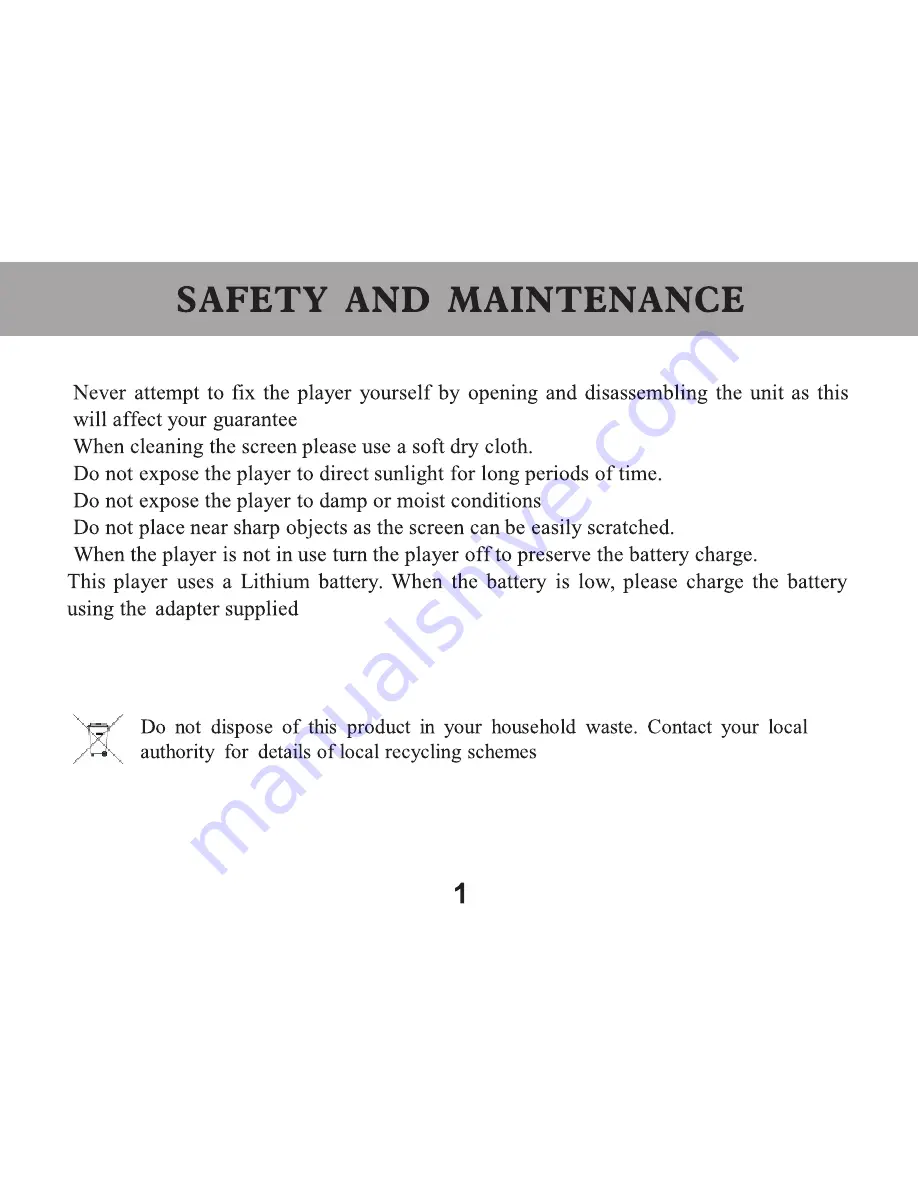 IVIEW 950MP5 User Manual Download Page 3