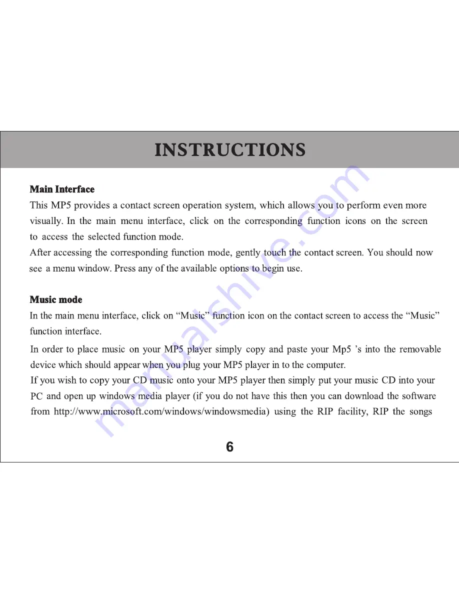 IVIEW 950MP5 User Manual Download Page 8