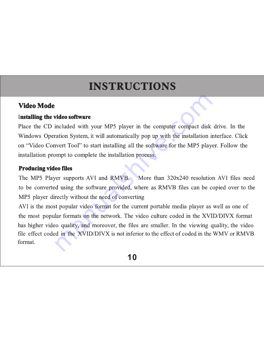 IVIEW 950MP5 User Manual Download Page 12