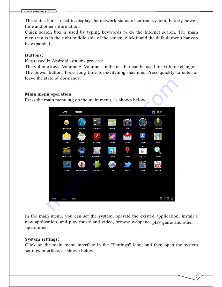 IVIEW 975TPC User Manual Download Page 9