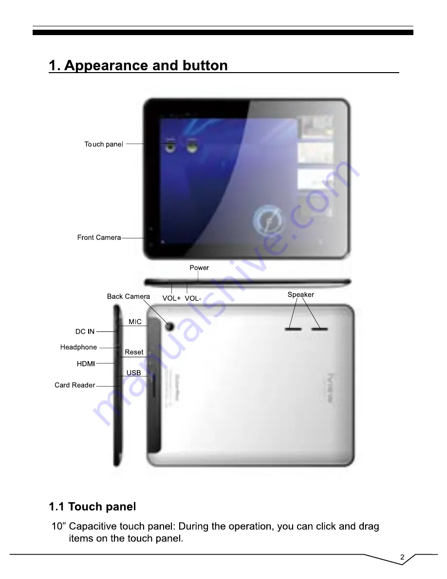 IVIEW CyberPad IO30TPC Скачать руководство пользователя страница 4