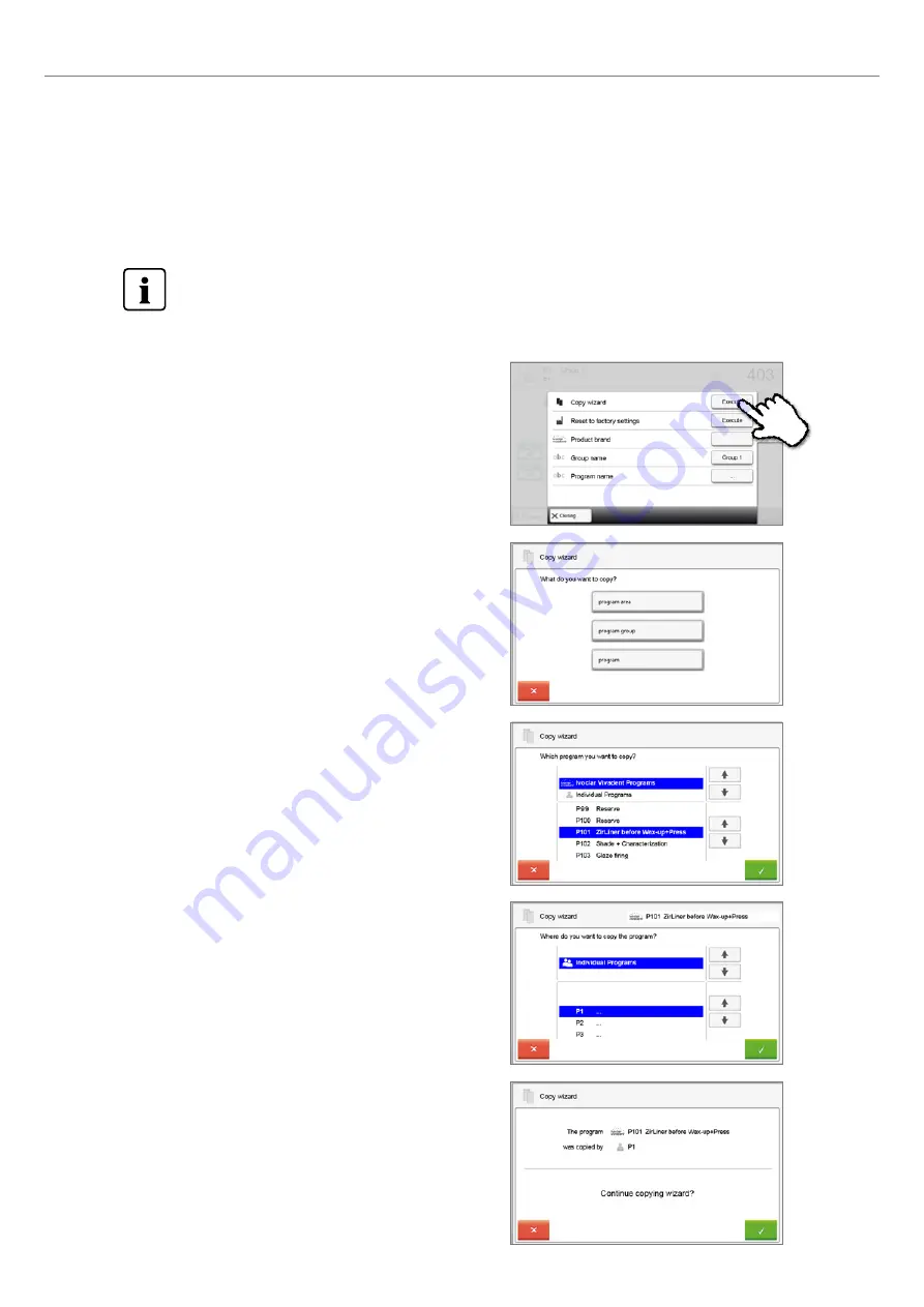 Ivoclar Vivadent Programat EP 5010 Operating Instructions Manual Download Page 41