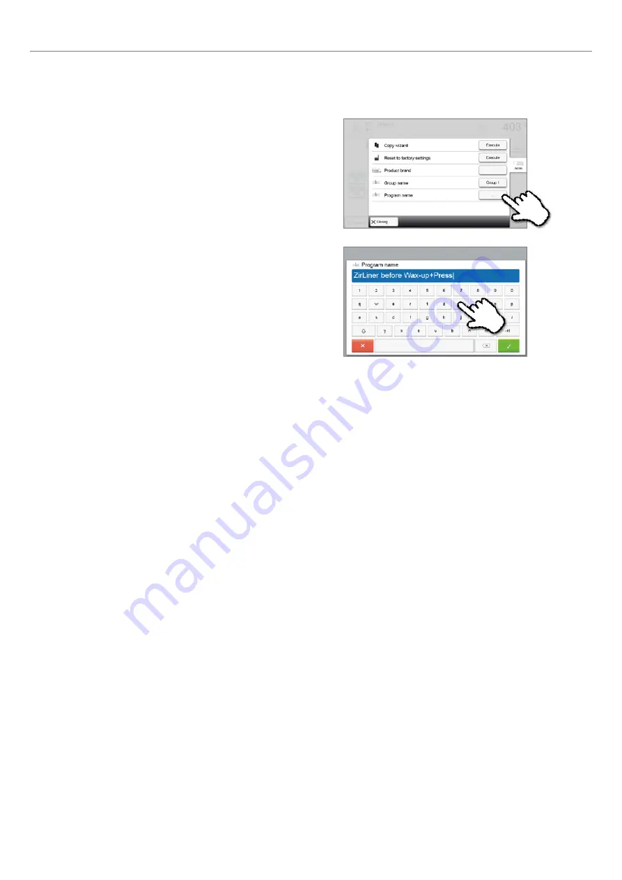 Ivoclar Vivadent Programat EP 5010 Operating Instructions Manual Download Page 43