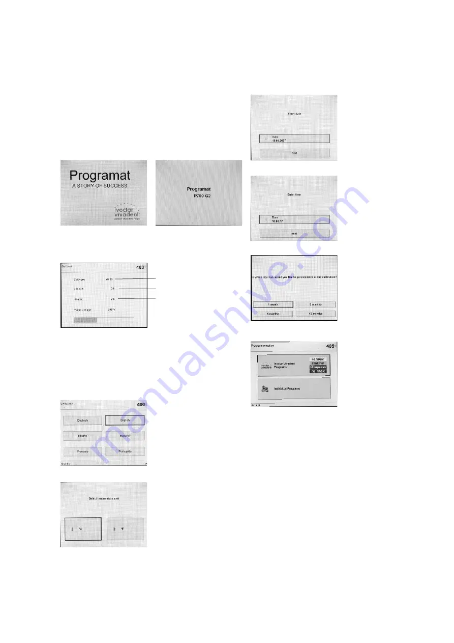 Ivoclar Vivadent Programat P700/G2 Operating Instructions Manual Download Page 18