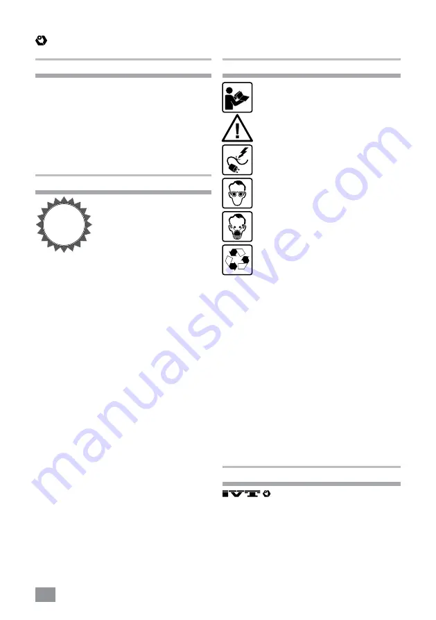 IVT PW-900 Operating/Safety Instructions Manual Download Page 2