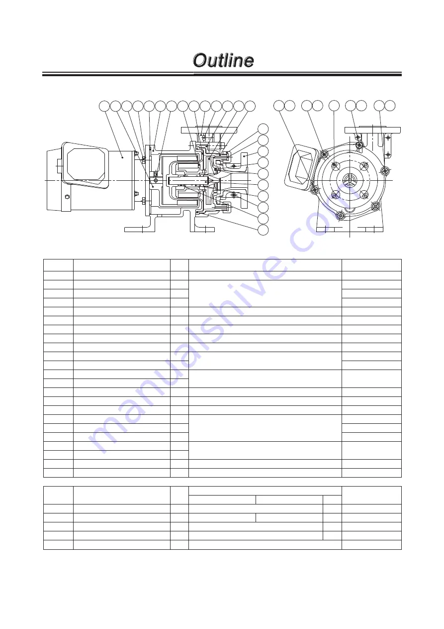 IWAKI PUMPS MXM Series Instruction Manual Download Page 10