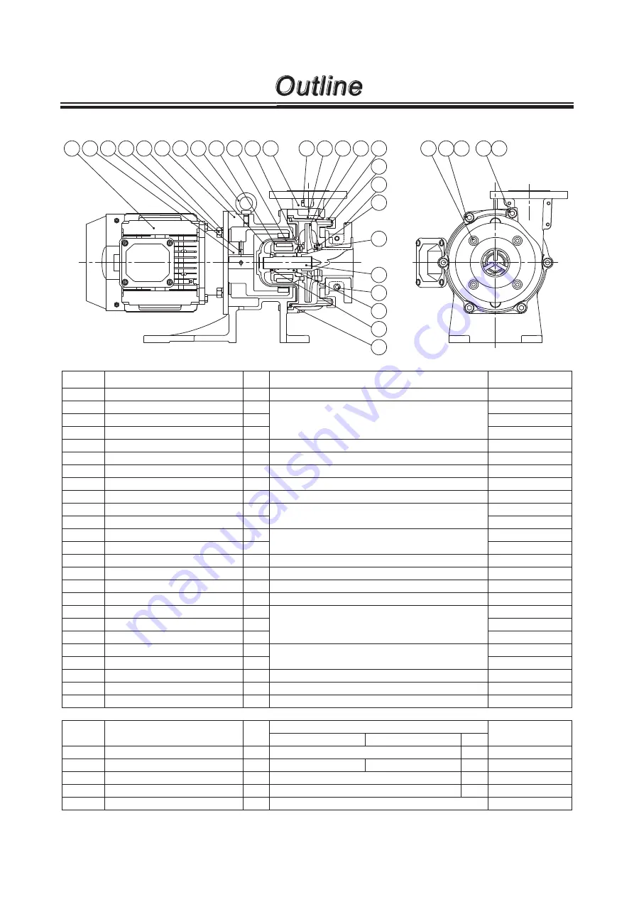 IWAKI PUMPS MXM Series Instruction Manual Download Page 14