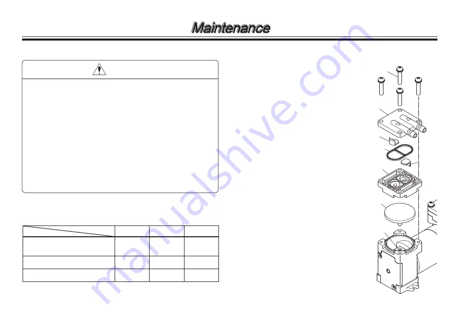 IWAKI APN-P60-W Instruction Manual Download Page 18