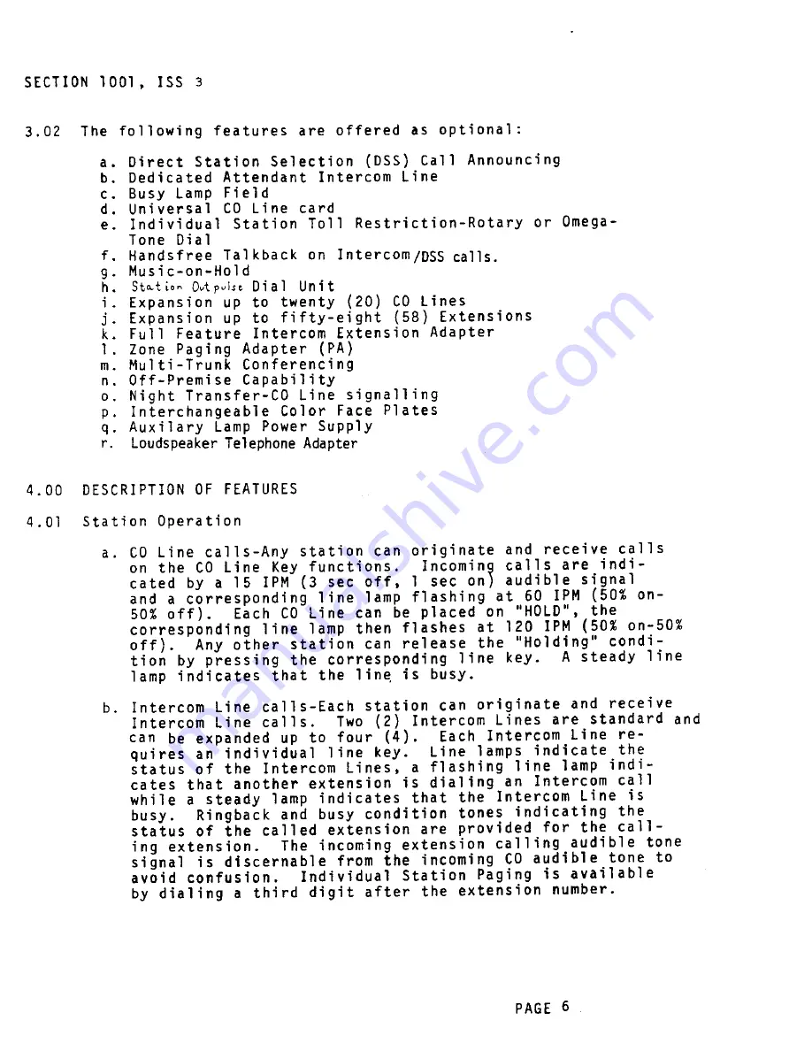 Iwatsu Omega Phone II BT-1530 Technical Manual Download Page 16