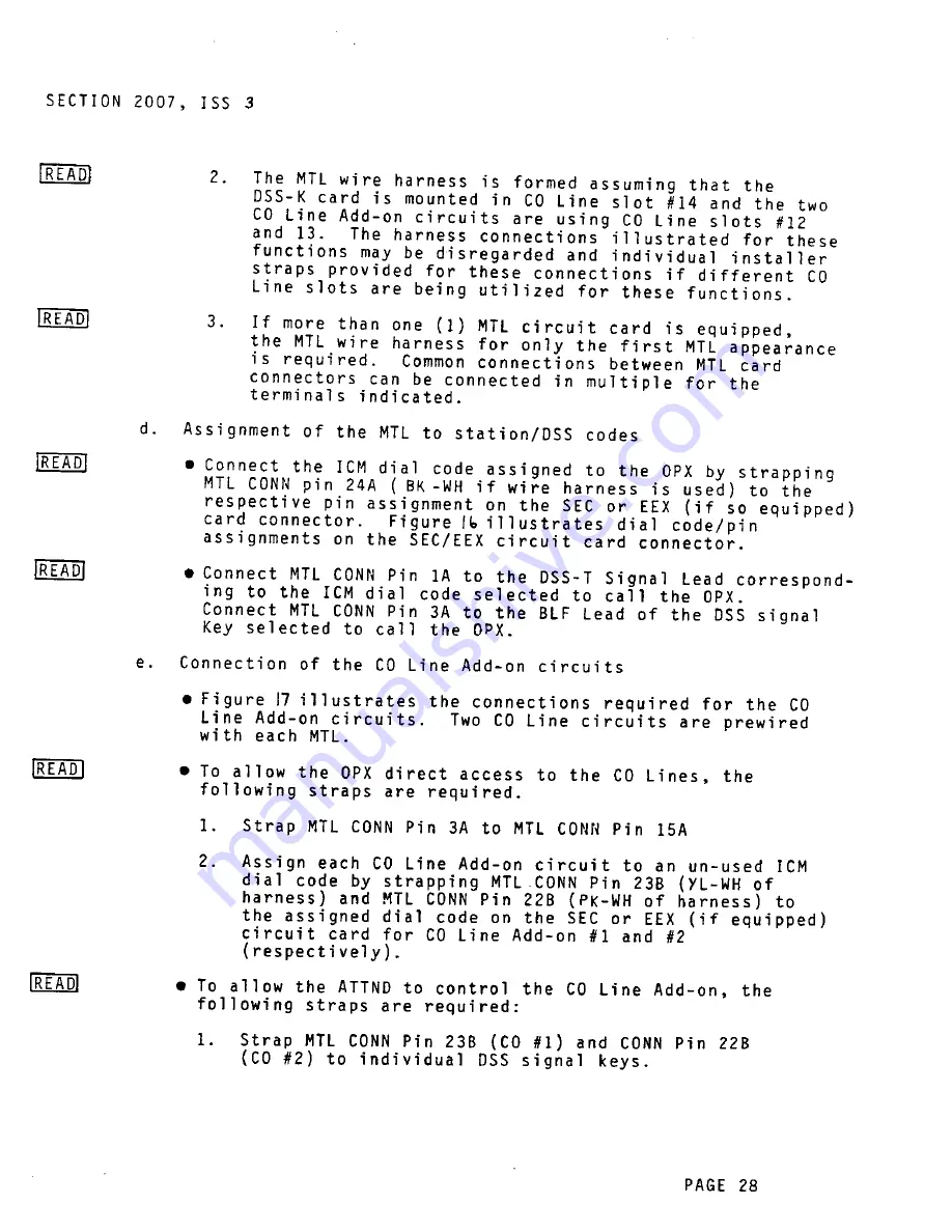 Iwatsu Omega Phone II BT-1530 Technical Manual Download Page 166