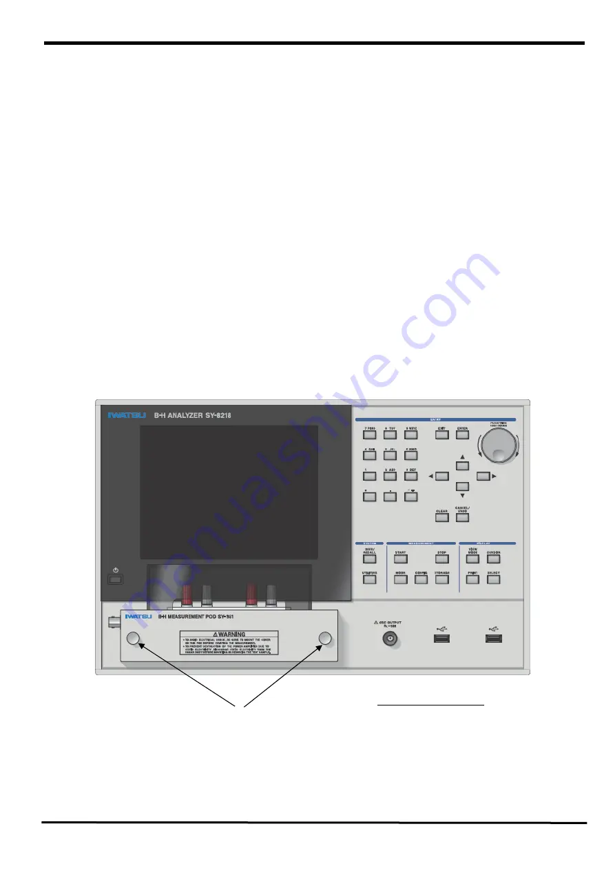 Iwatsu SY-8218 Скачать руководство пользователя страница 17