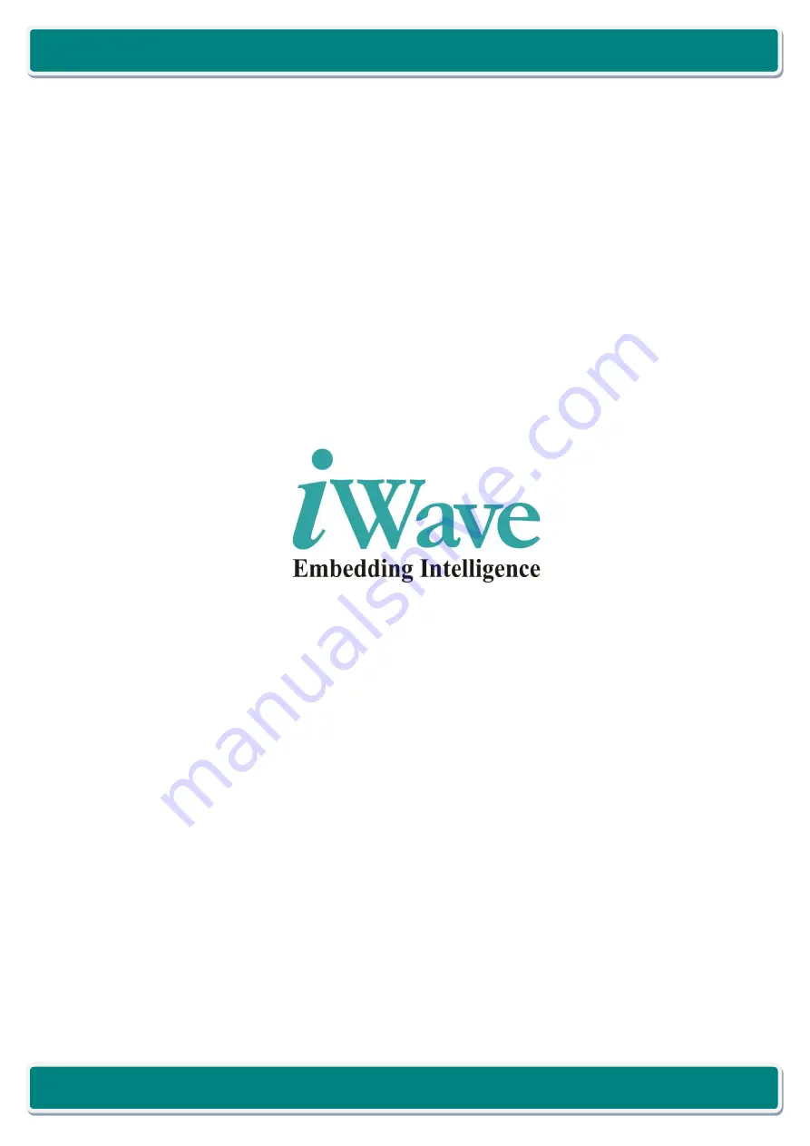 iWave Hardware User Guide Hardware User'S Manual Download Page 80