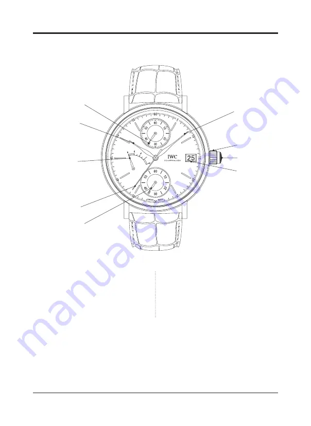 IWC Schaffhausen PORTOFINO MONOPUSHER Operating Instructions Manual Download Page 19