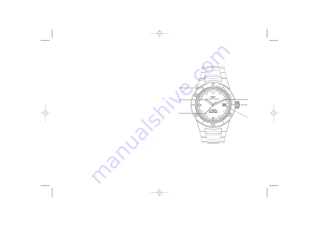 iwc GST AQUATIMER 3536 Operating Instructions Manual Download Page 4