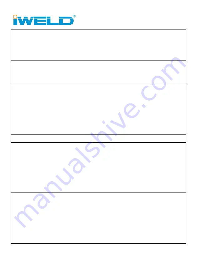 iWeld 800MIG240IGBTS User Manual Download Page 51