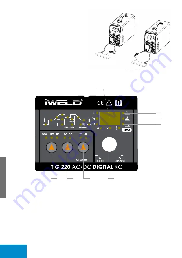 iWeld TIG 220 AC/DC DIGITAL RC Скачать руководство пользователя страница 56