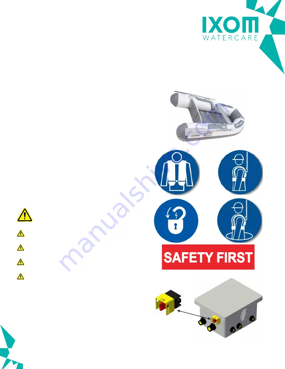 IXOM GridBee GF1250PWc Owner'S Manual Download Page 16