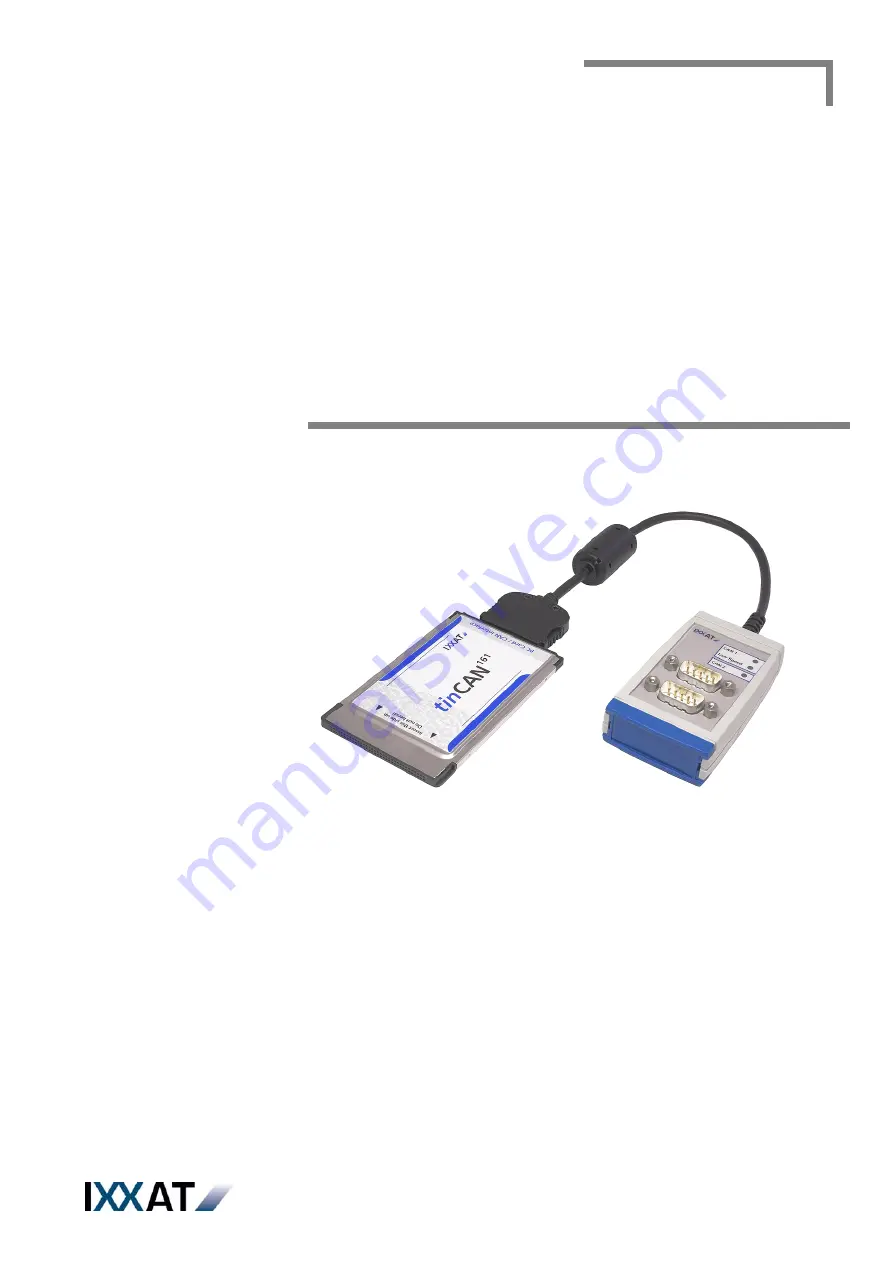 IXXAT tinCAN161 Hardware Manual Download Page 1