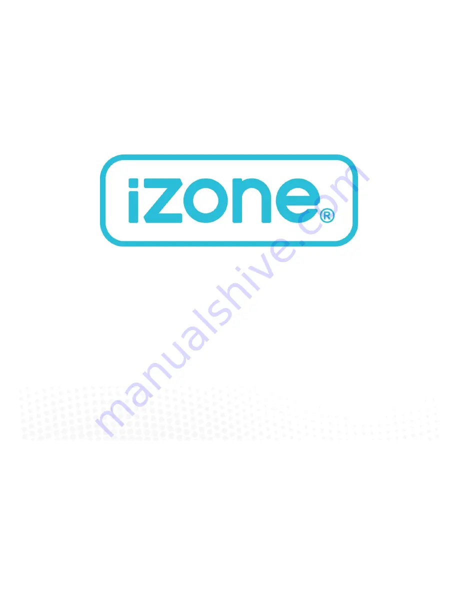 iZone C110MC Installation And User Manual Download Page 1