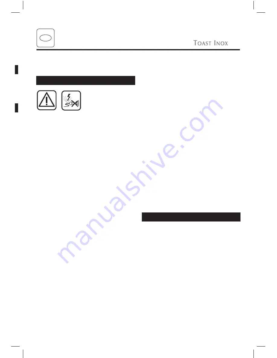 izzy TOAST INNOX 6876 Instruction Manual Download Page 3