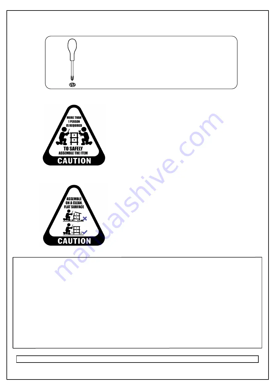 J.Burrows ASHTON 3 DRAWER PEDESTAL Assembly Instructions Manual Download Page 2