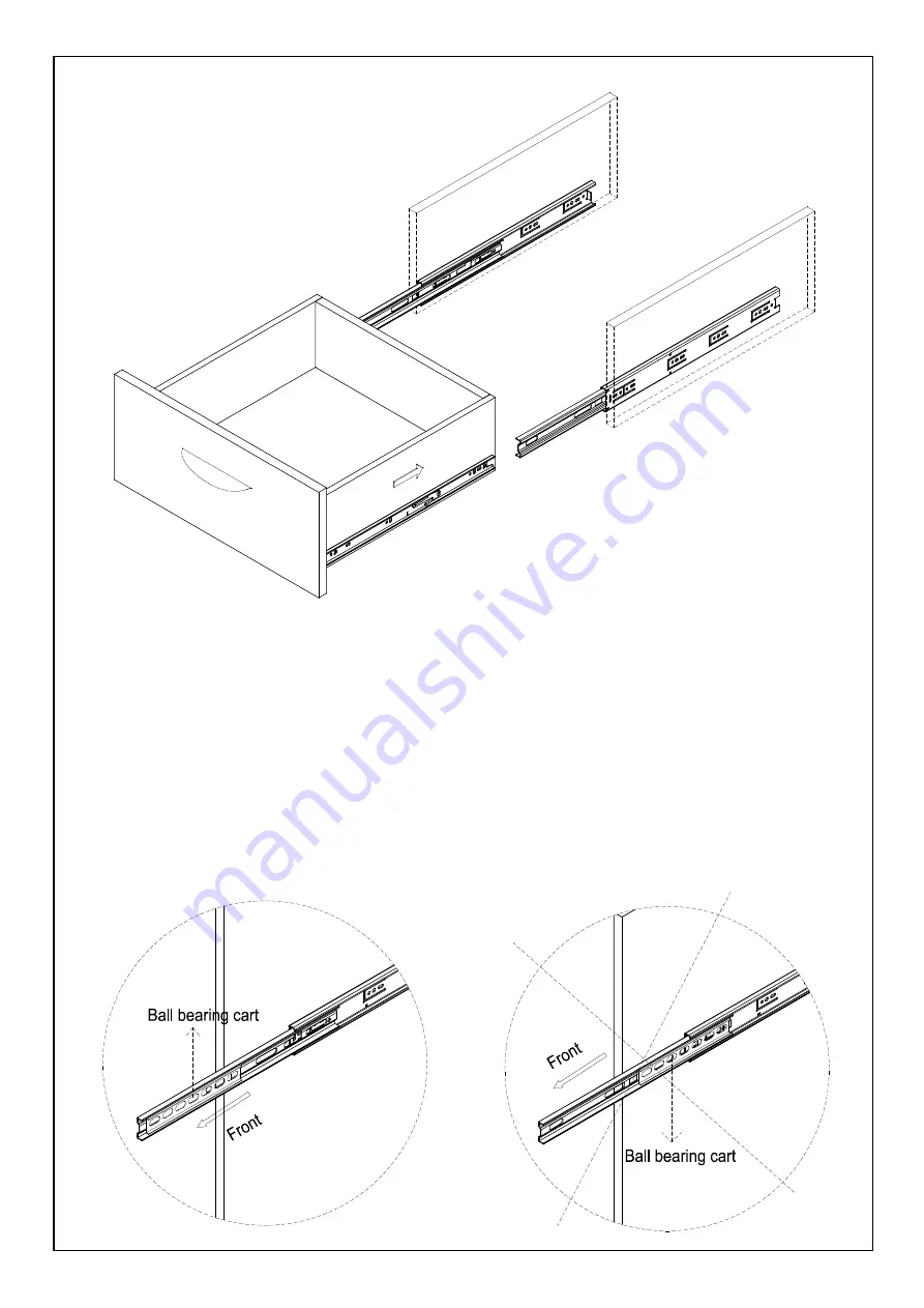 J.Burrows ASHTON 3 DRAWER PEDESTAL Assembly Instructions Manual Download Page 6