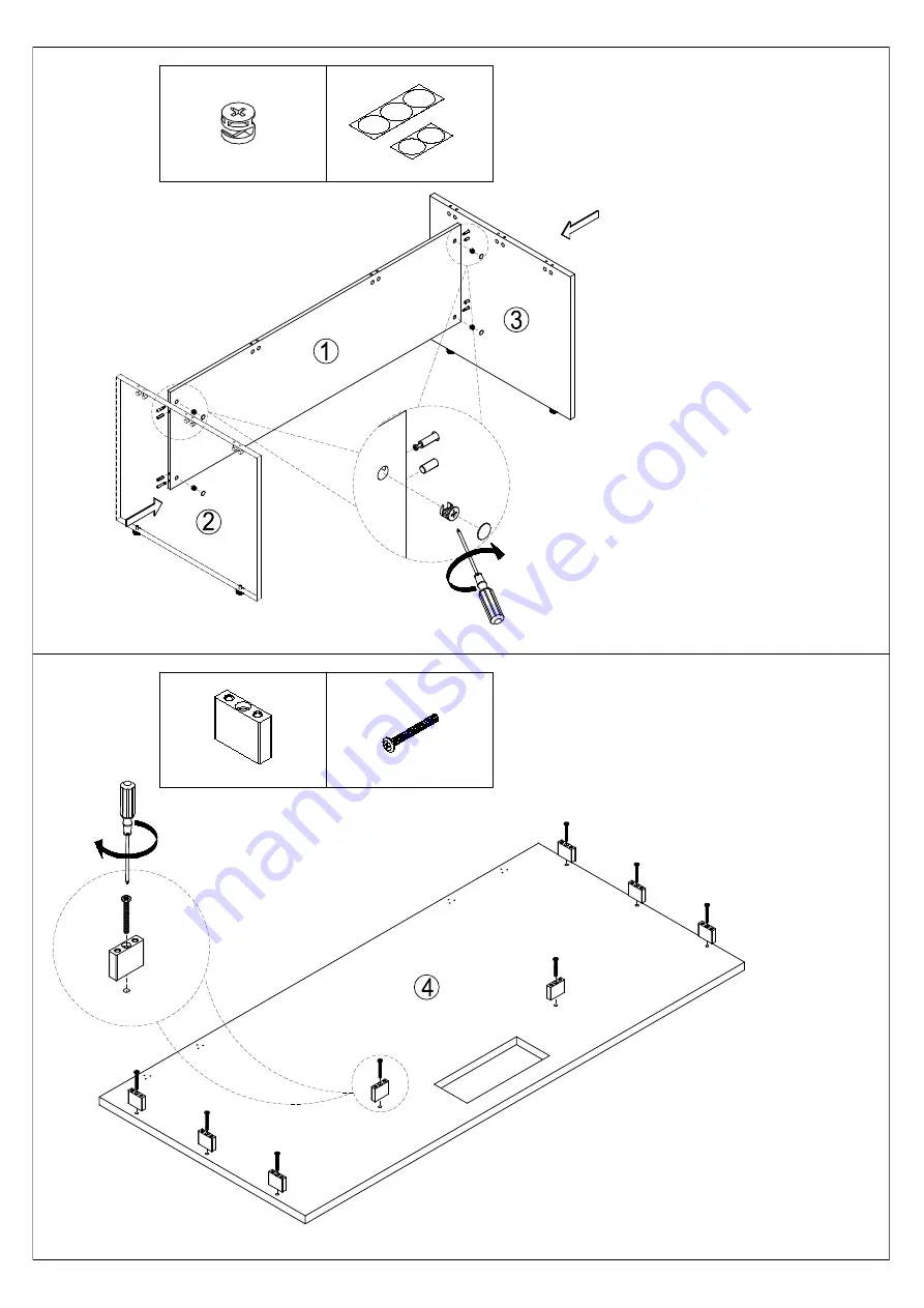 J.Burrows ASHTON DESK JBASHDSK Assembly Instructions Manual Download Page 5