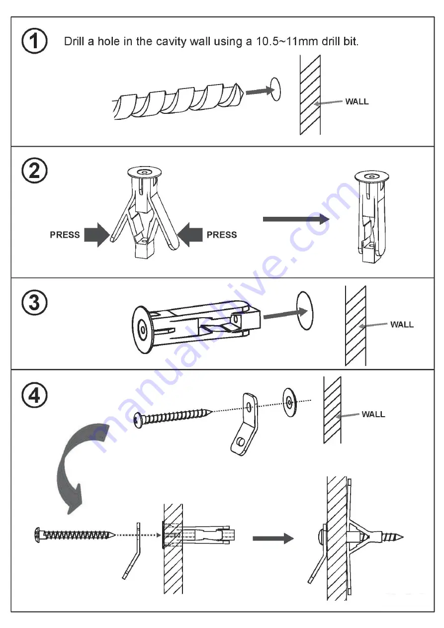 J.Burrows ASHTON JBASHBKCS Assembly Instructions Manual Download Page 10