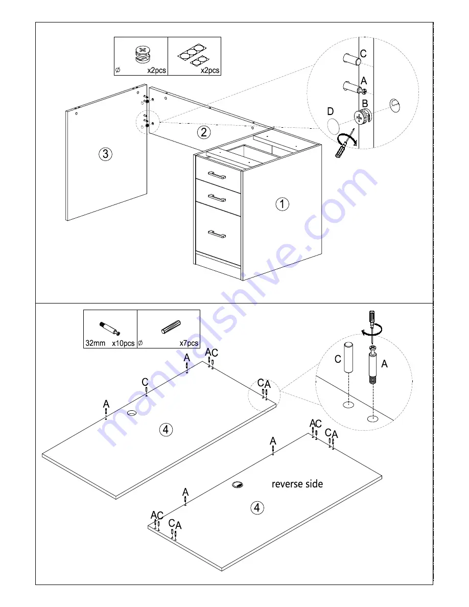 J.Burrows JBBOSTON 3CTN Assembly Instructions Manual Download Page 6