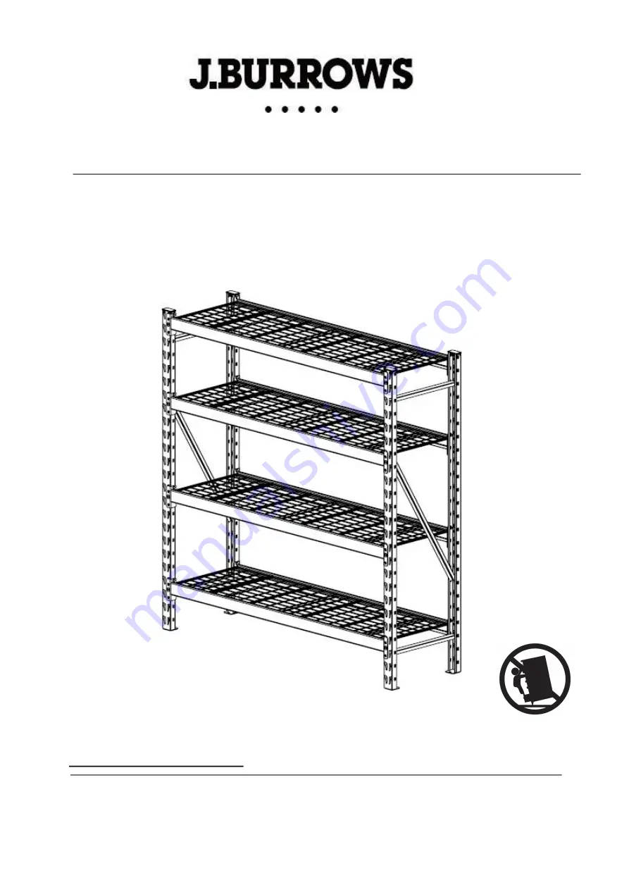 J.Burrows JBIR41810B Assembly Instructions Manual Download Page 1