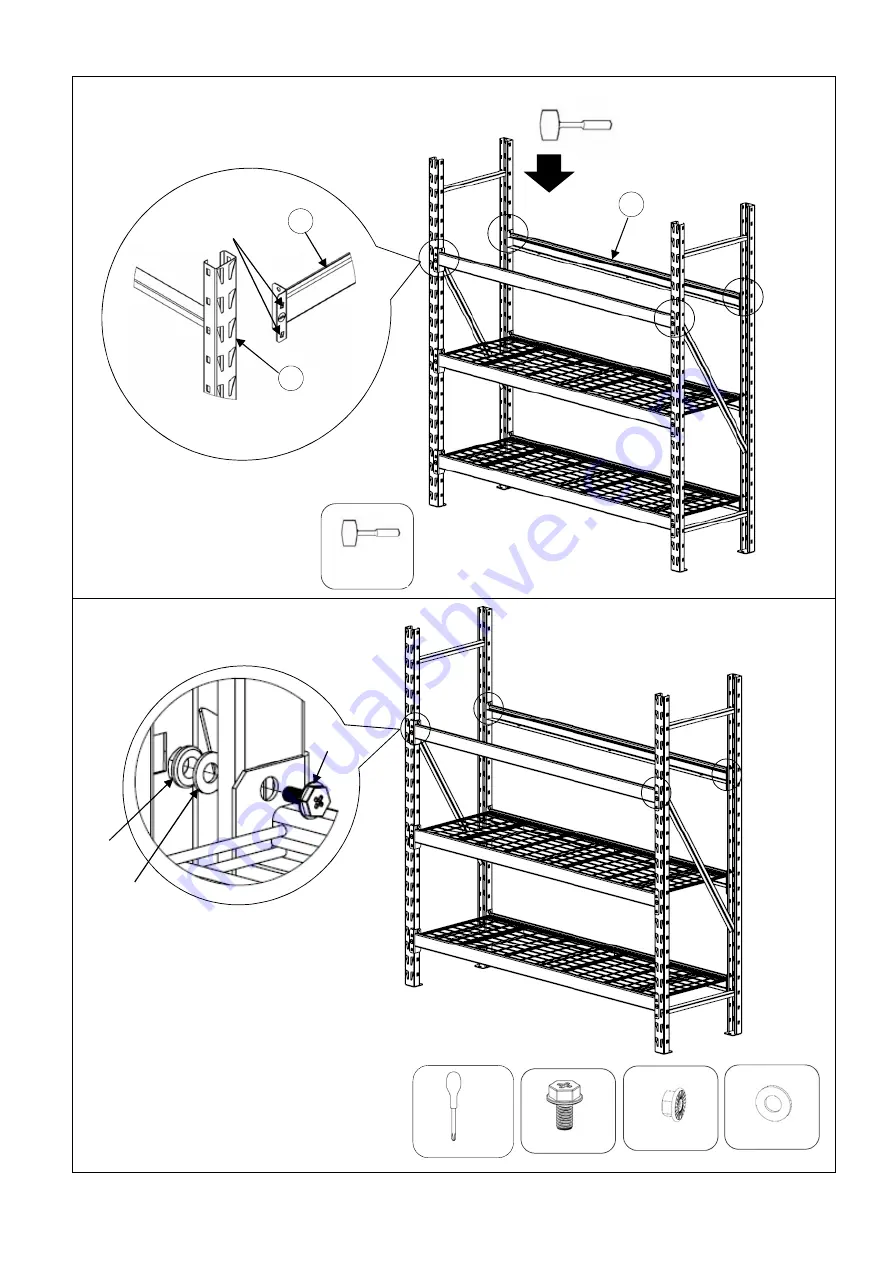 J.Burrows JBIR41810B Assembly Instructions Manual Download Page 8