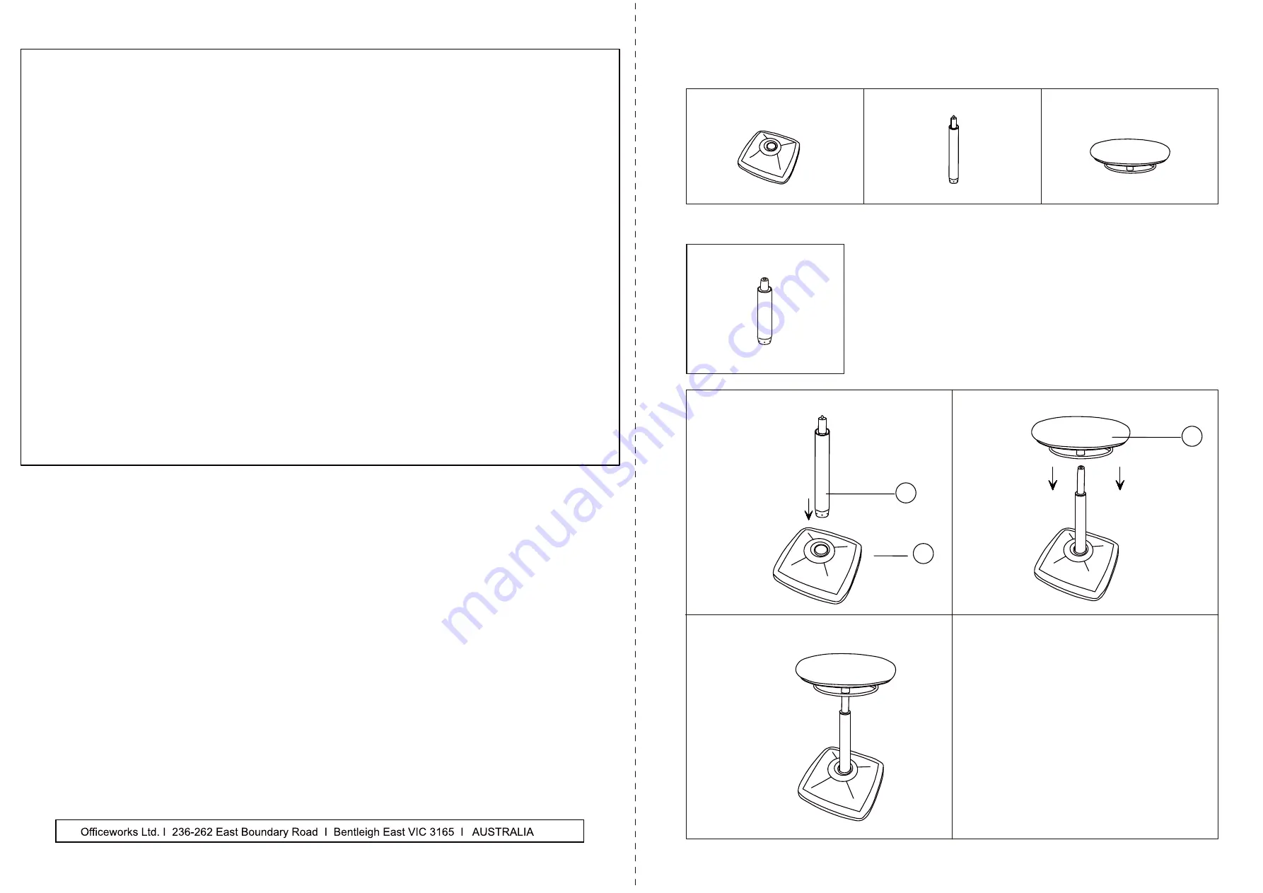 J.Burrows JBPROSSTBK Assembly Instructions Download Page 2