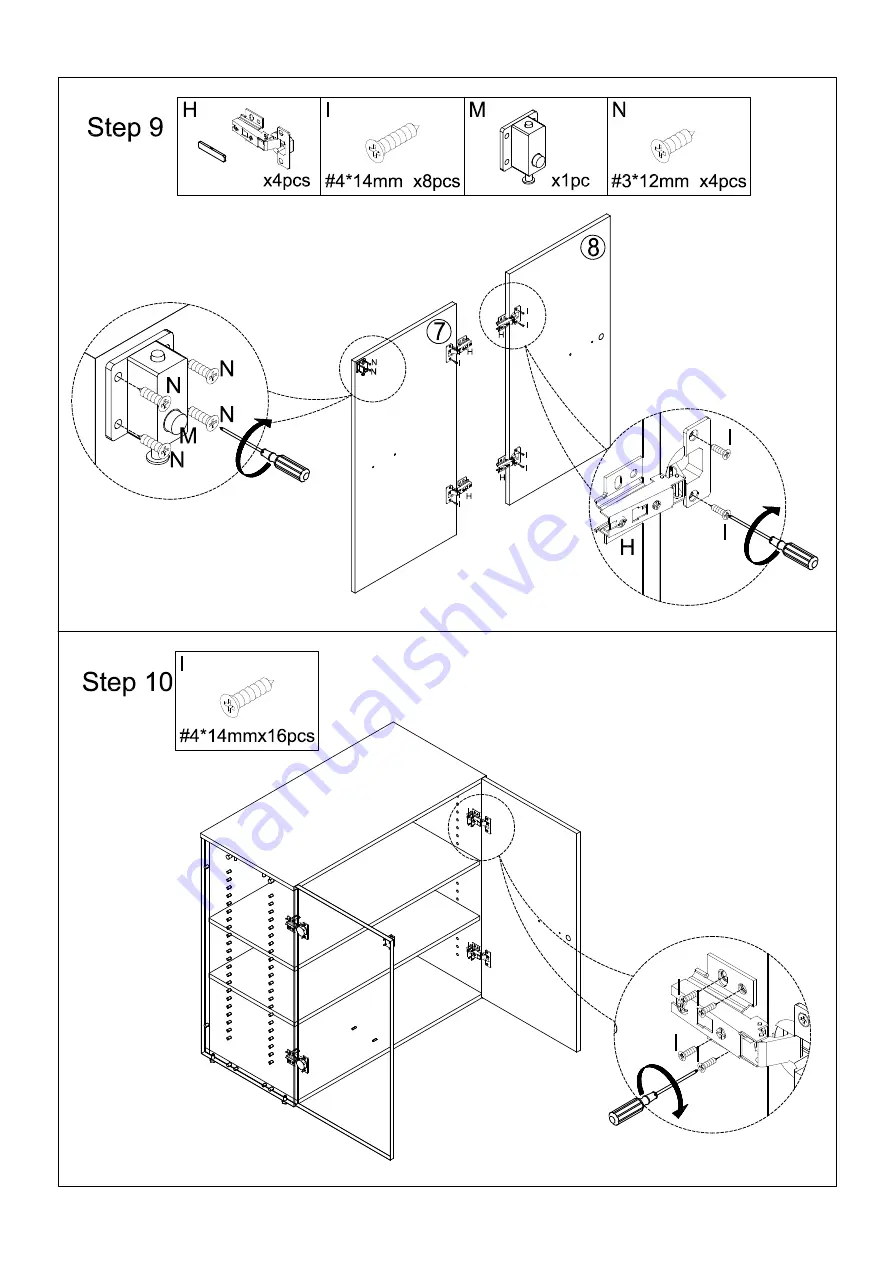 J.Burrows JBTOCB90GY Assembly Instructions Manual Download Page 12