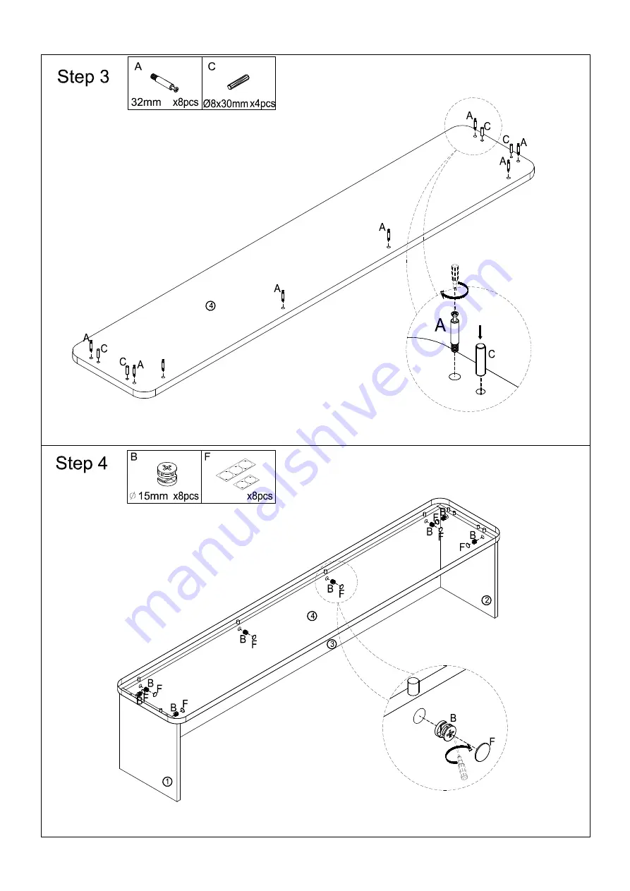 J.Burrows JBTODK15G Assembly Instructions Manual Download Page 6