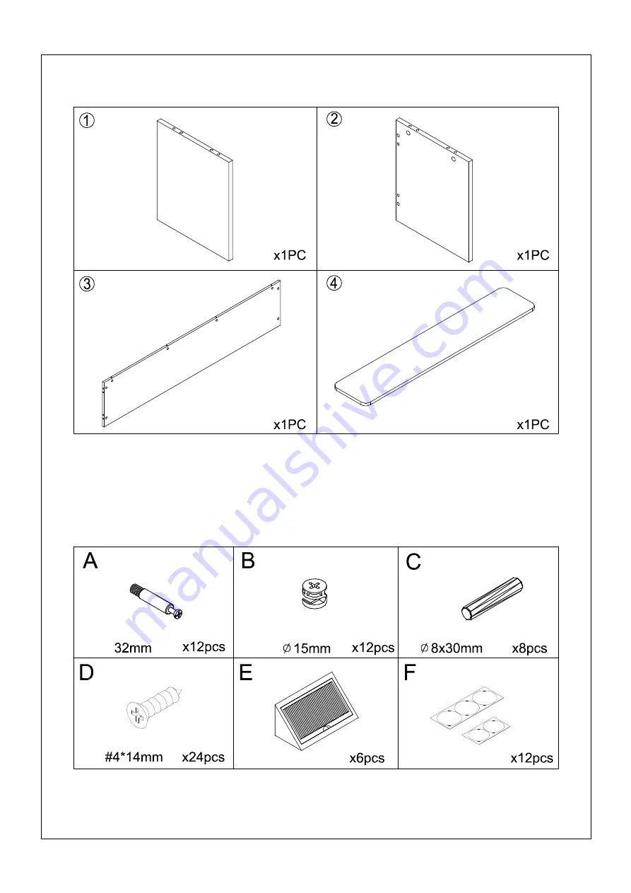 J.Burrows JBTODK18GY Assembly Instructions Manual Download Page 4