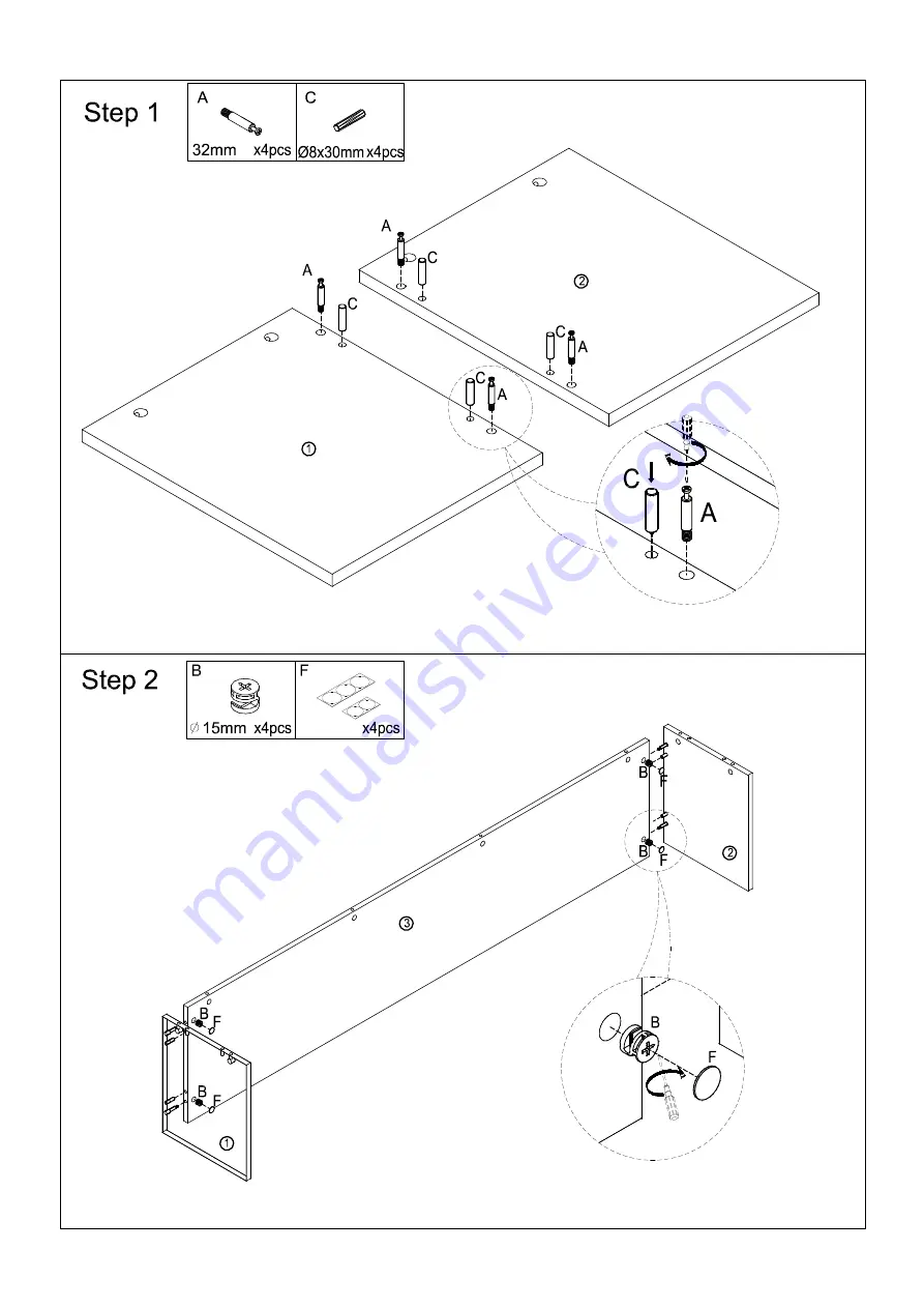 J.Burrows JBTODK18GY Assembly Instructions Manual Download Page 5