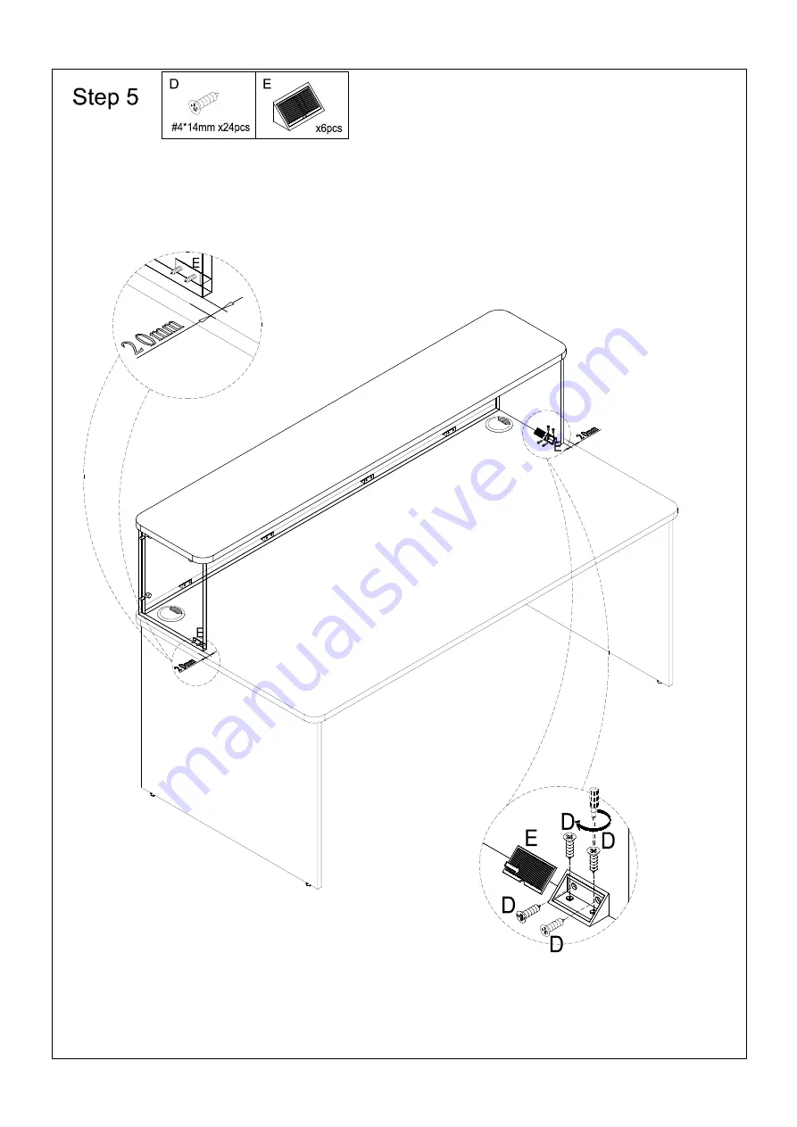 J.Burrows JBTODK18GY Assembly Instructions Manual Download Page 7