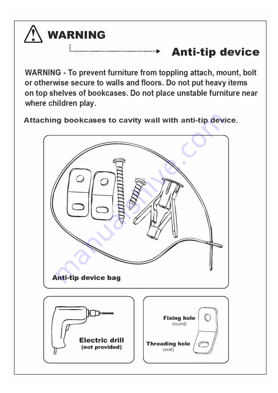 J.Burrows JBTOHU12GY Assembly Instructions Manual Download Page 13