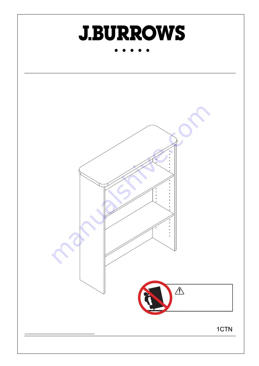 J.Burrows JBTOHU90GY Assembly Instructions Manual Download Page 1