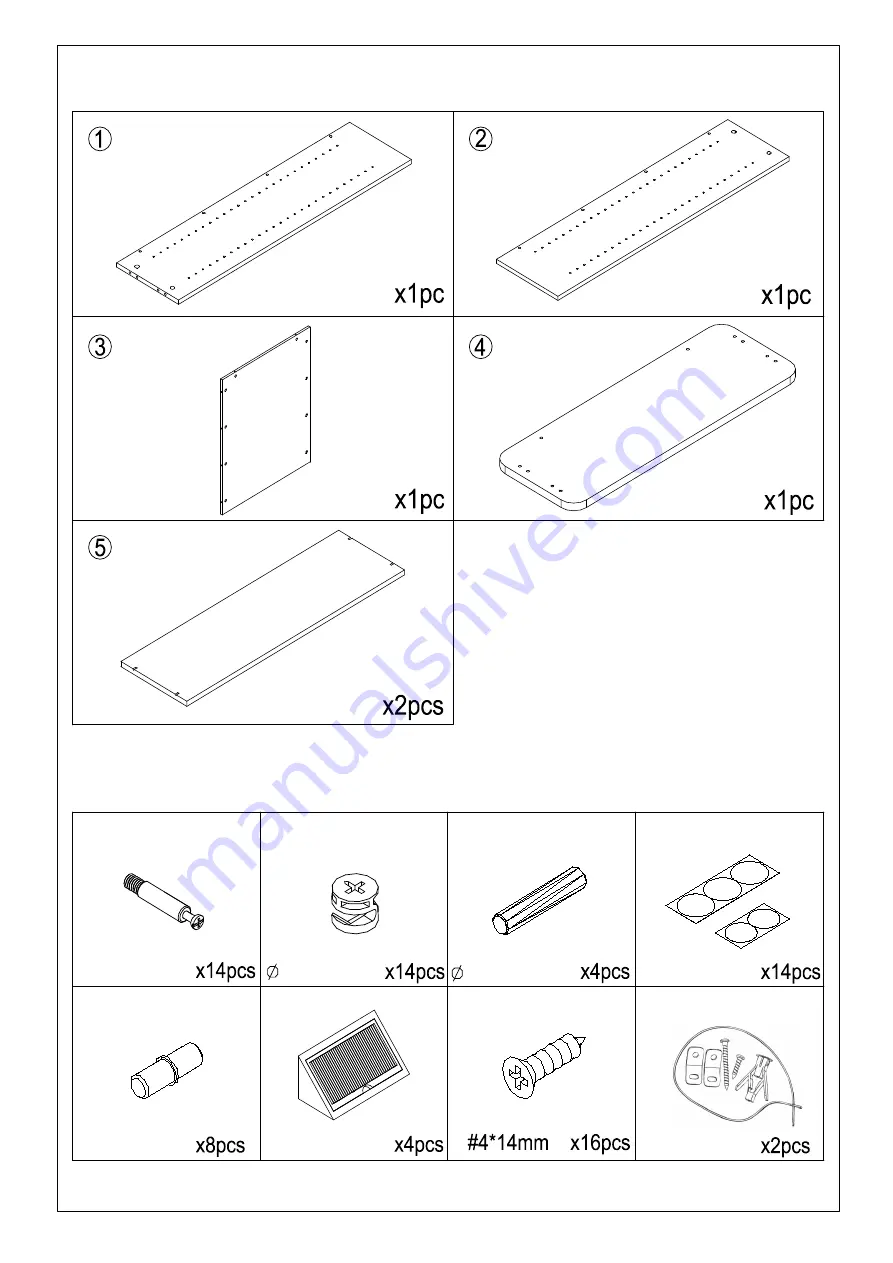 J.Burrows JBTOHU90GY Assembly Instructions Manual Download Page 5