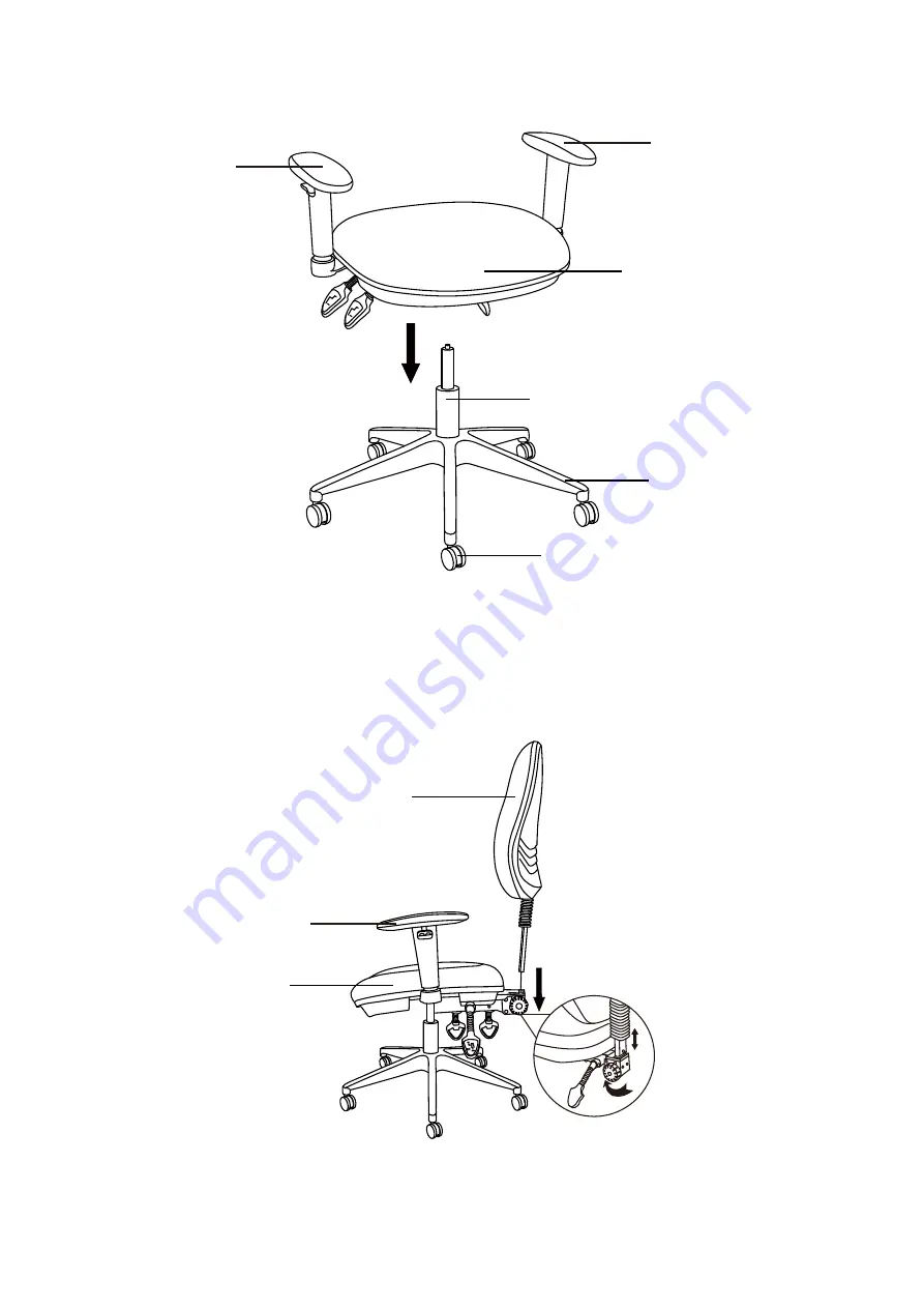 J.Burrows LEVO DELUXE CHAIR JBLEVDHBBK Assembly Instructions Manual Download Page 4