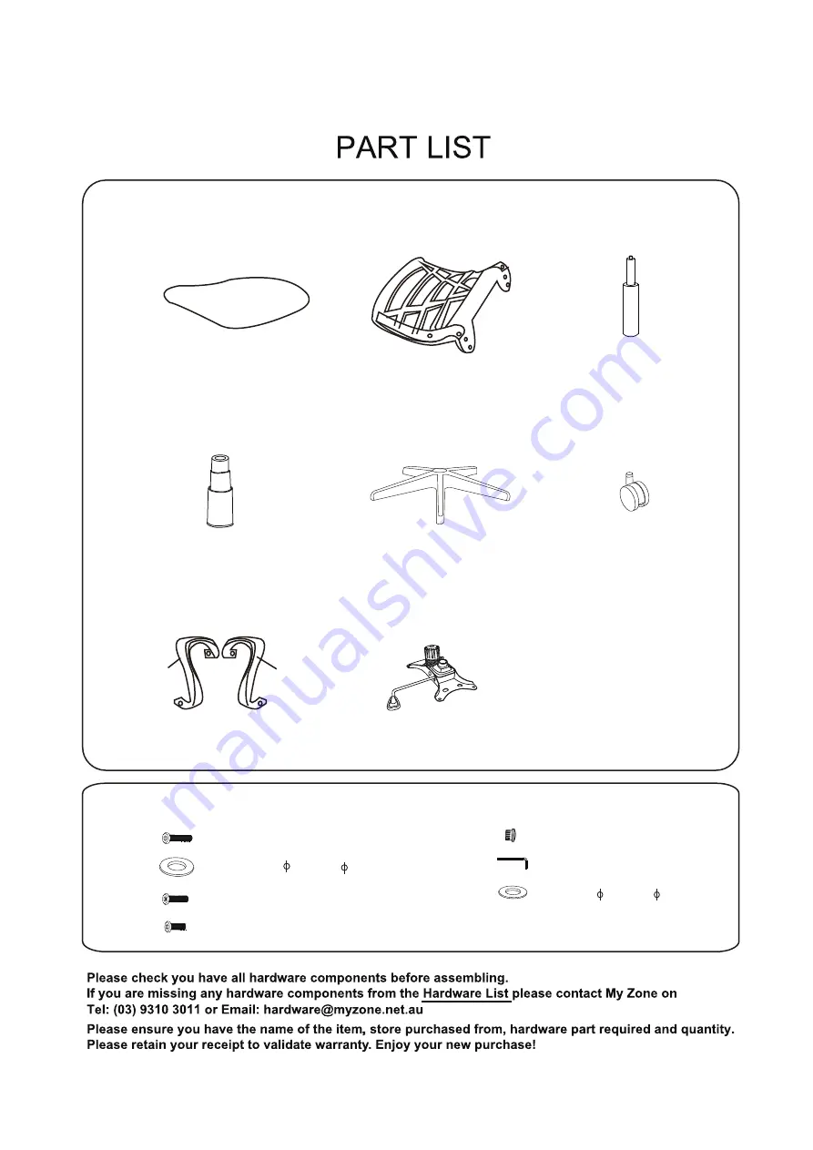 J.Burrows Mondrian MB JBMONDMBBE Assembly Instructions Manual Download Page 3