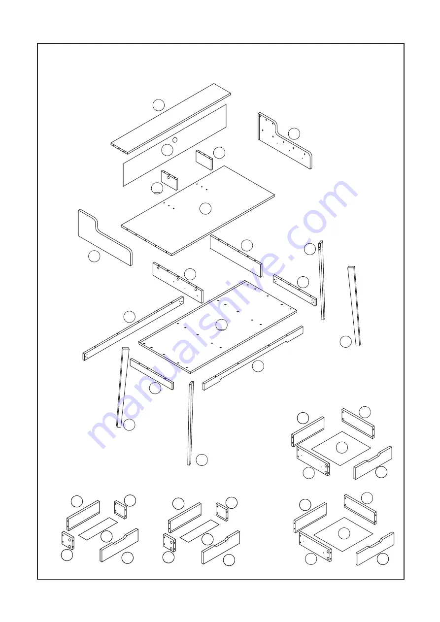 J.Burrows PRESCOTT JBPRESCTOA Assembly Instructions Manual Download Page 3