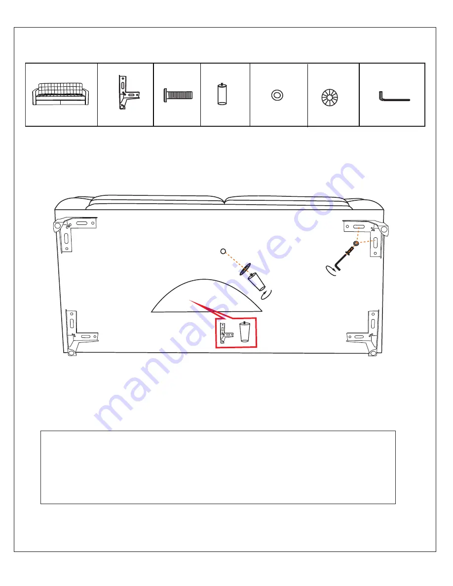 J.Burrows PRESTON JBPRE3SEBK Assembly Instructions Download Page 3