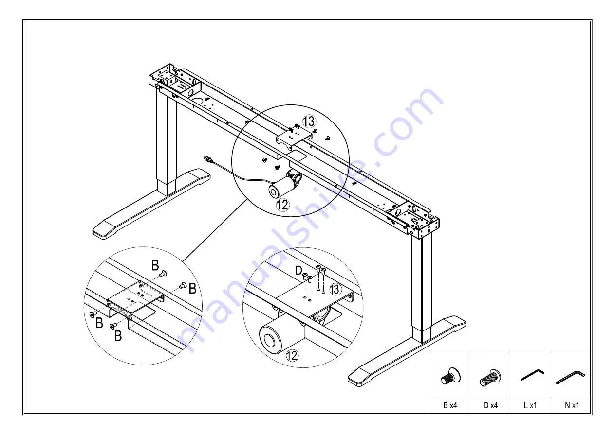 J.Burrows Stilford JBSHAD16WW Assembly Instructions Manual Download Page 8