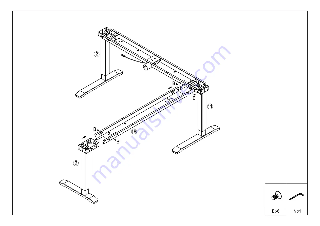 J.Burrows Stilford JBSHWS18BO Assembly Instructions Manual Download Page 9