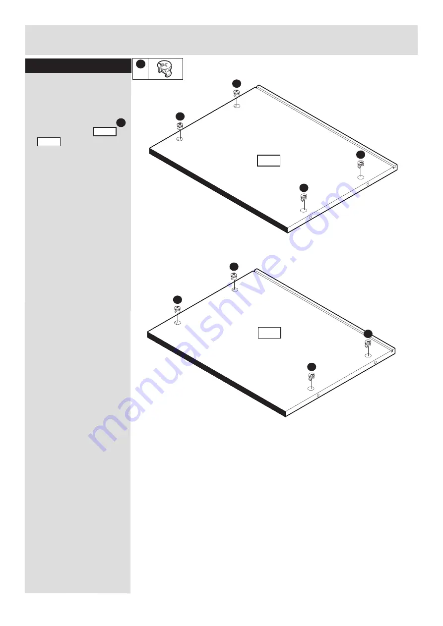 J D Williams 2 Drawer Entertainment Center 033 7162 Series Assembly Instructions Manual Download Page 10