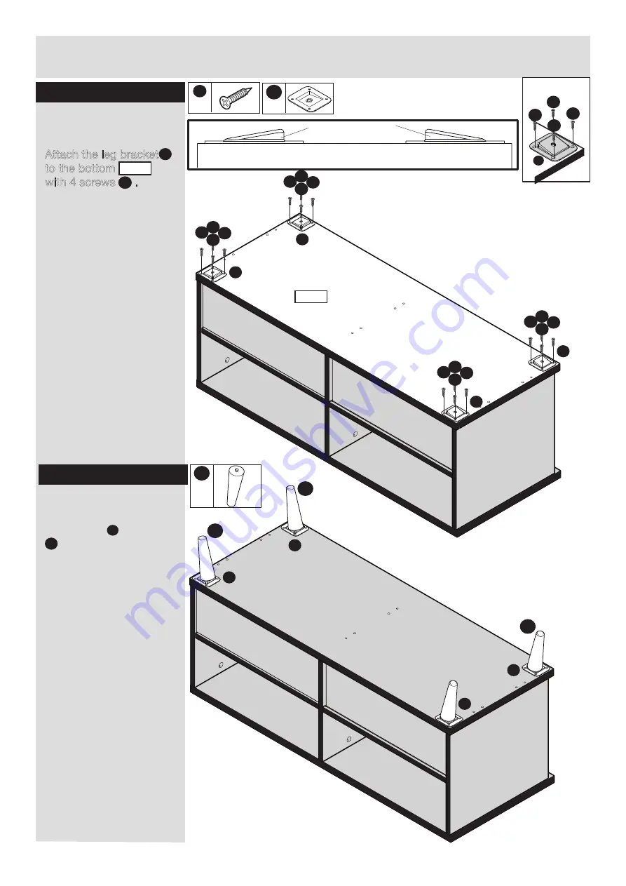 J D Williams 2 Drawer Entertainment Center 033 7162 Series Скачать руководство пользователя страница 15